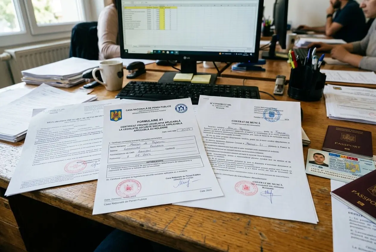 Dossier administratif et formulaire A1 pour travailleur détaché