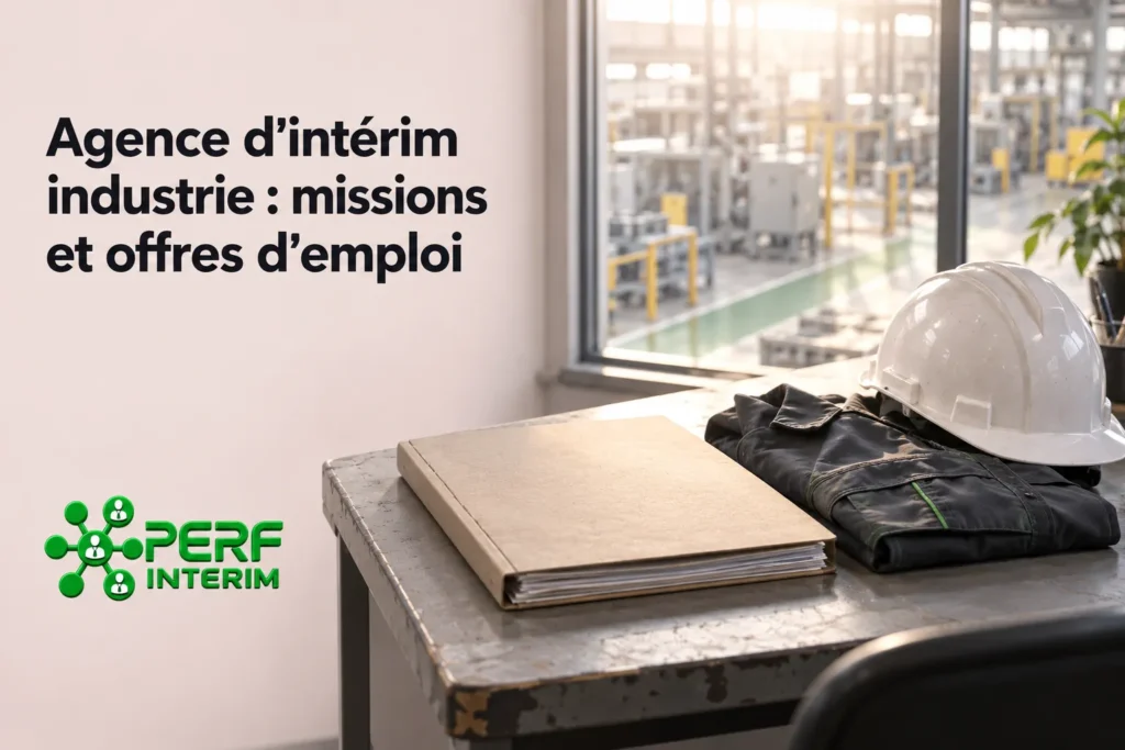 Une pile de documents et un casque de sécurité sur une table dans un atelier industriel.